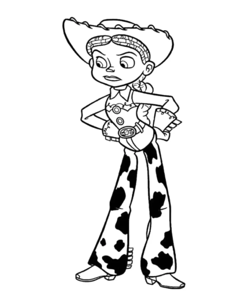 Jessie de Toy Story para colorir em PDF