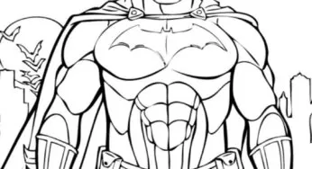 Desenhos do Batman em PDF para colorir