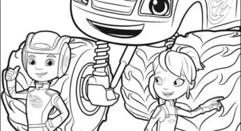 Desenhos do Blaze Monster Machine em PDF