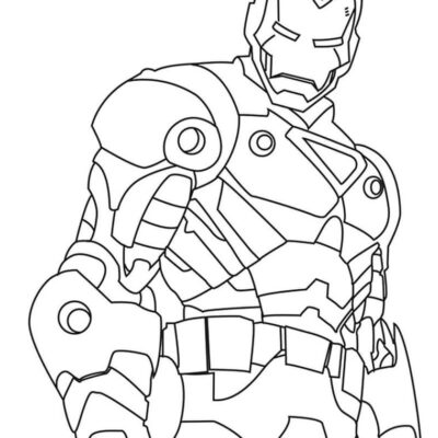 Homem de Ferro Desenhos para colorir