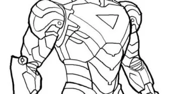 Desenhos do Homem de Ferro em PDF para colorir