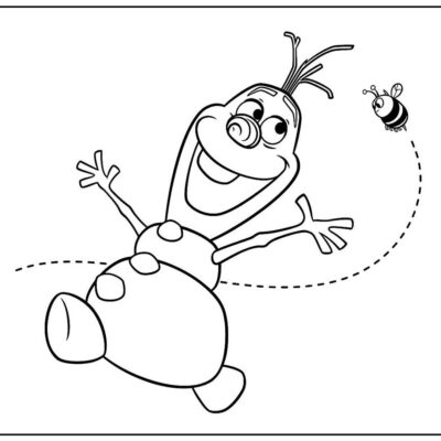 Olaf Desenhos para colorir