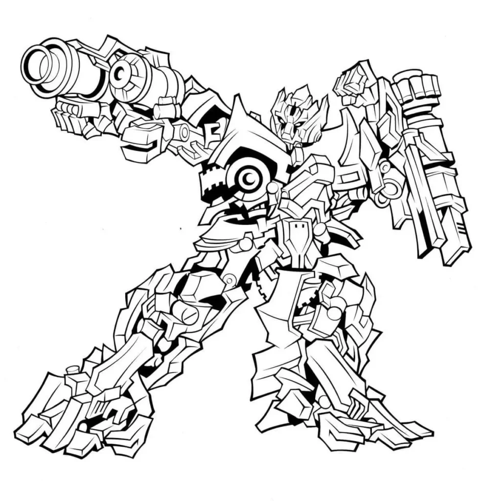 Megatron Transformers para colorir em PDF