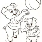 Porquinhos Animais Porquinhos Desenhos para colorir