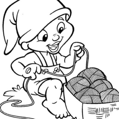 Saci Pererê Desenhos para colorir