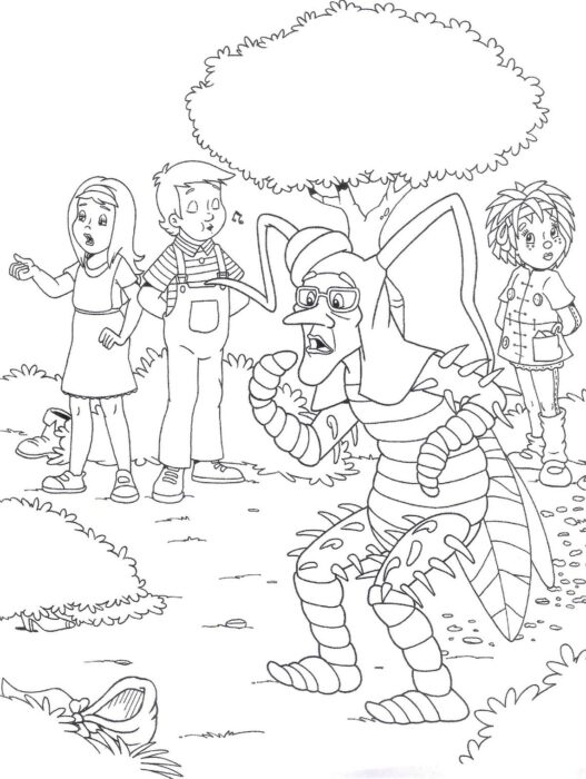 Desenhos do Sítio do Picapau Amarelo: Dona Carochinha para colorir e atividades artísticas.