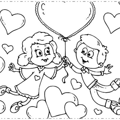 Dia dos Namorados Desenhos para colorir