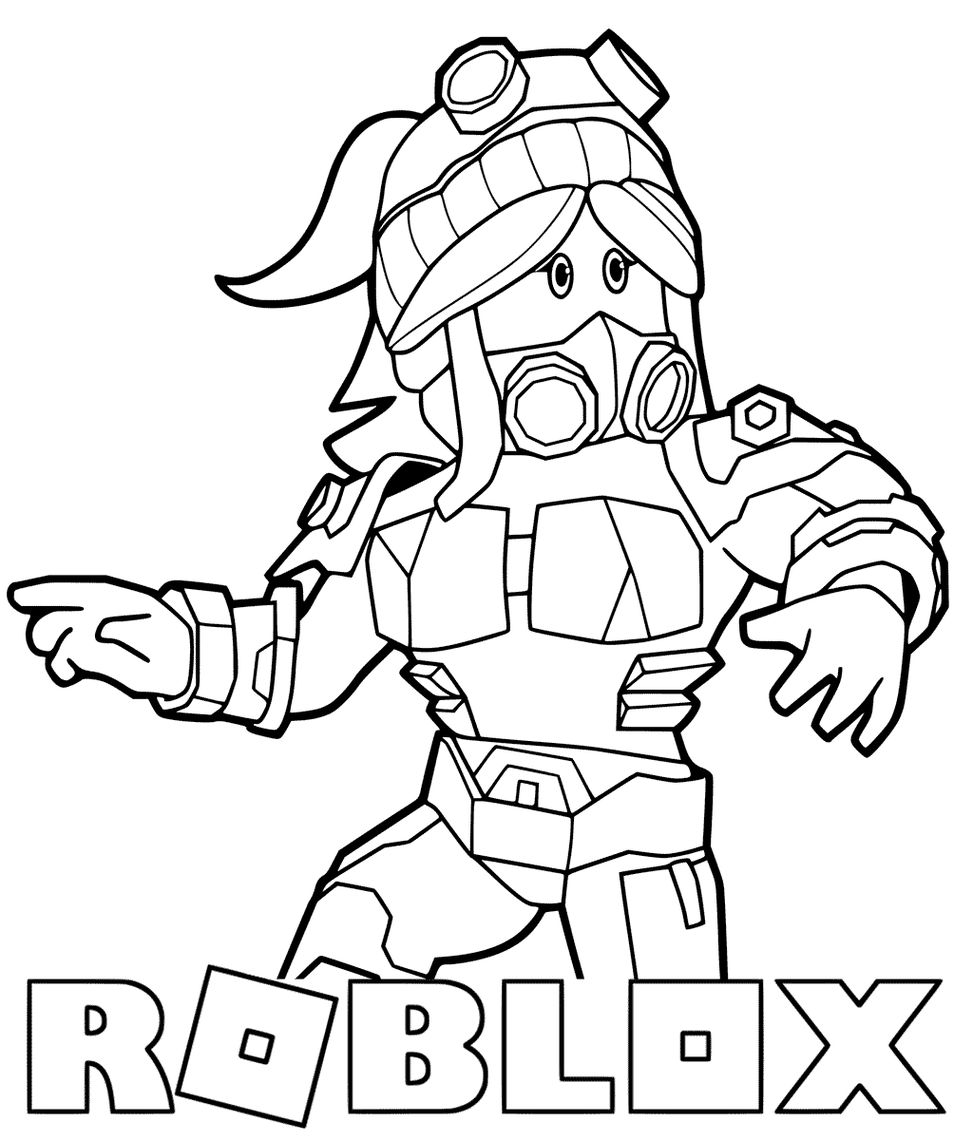 Desenhos de Roblox para colorir, baixar e imprimir - Coloring Pages SK