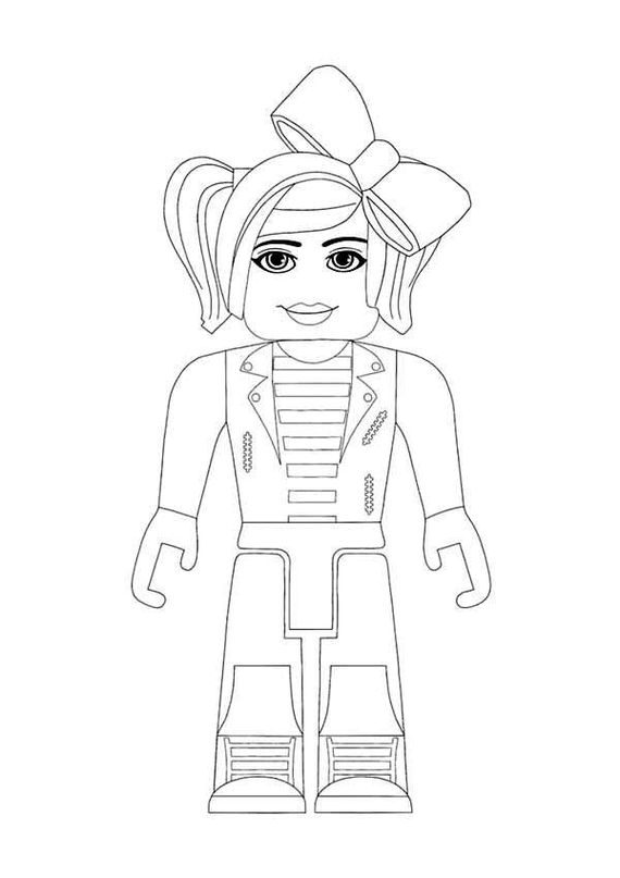 Imprimir para colorir e pintar o desenho Roblox - 6347