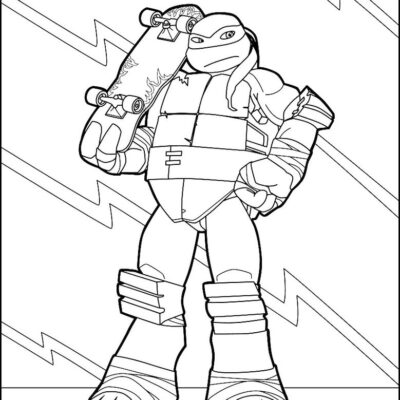 artarugas Ninjas Desenhos para colorir