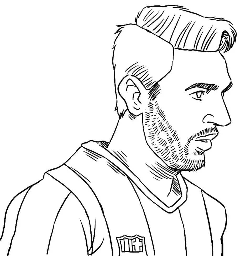 Messi para pintar