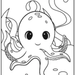 Polvos Animais Polvos Desenhos para colorir