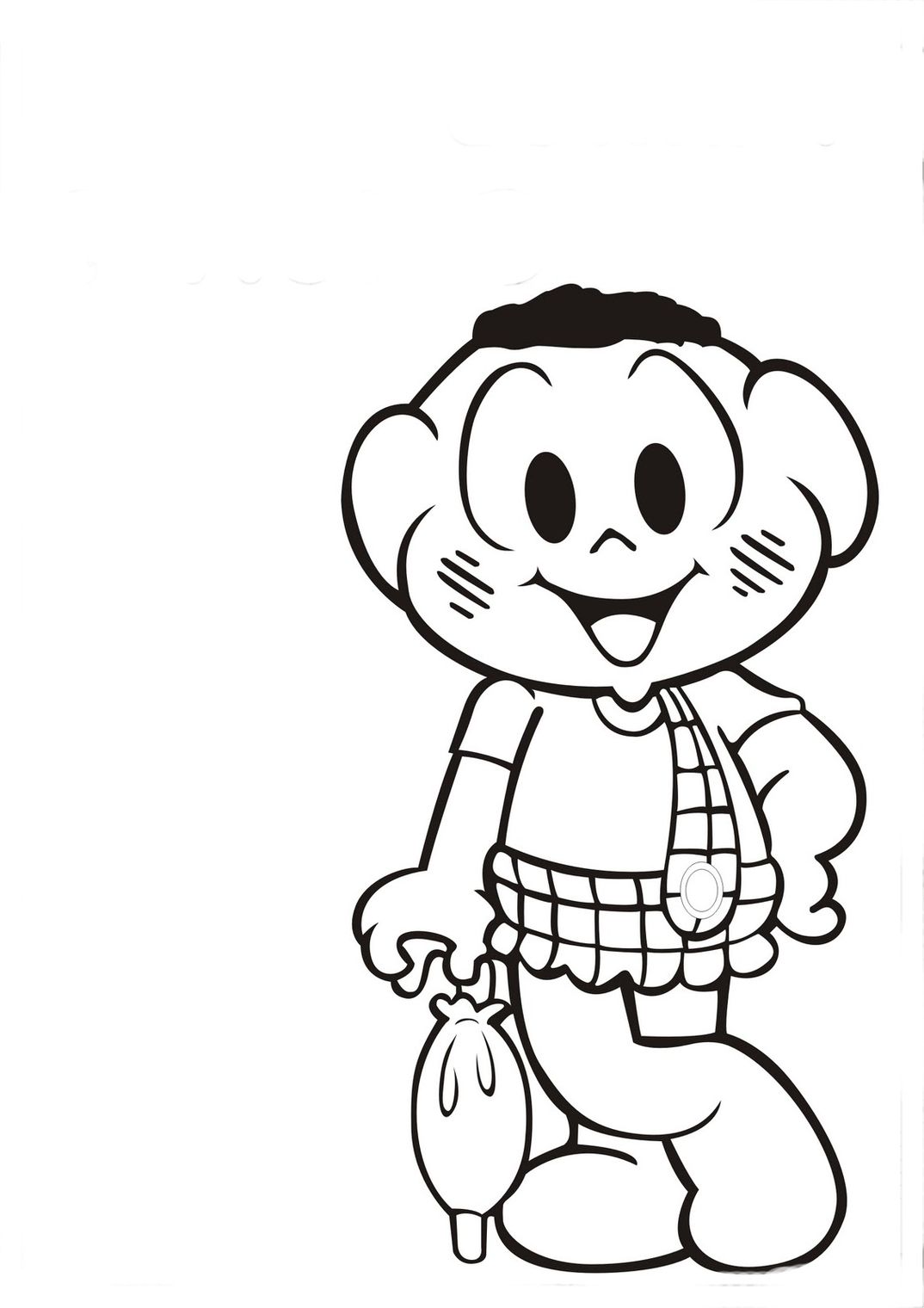 Cascão para colorir - Desenhos Imprimir