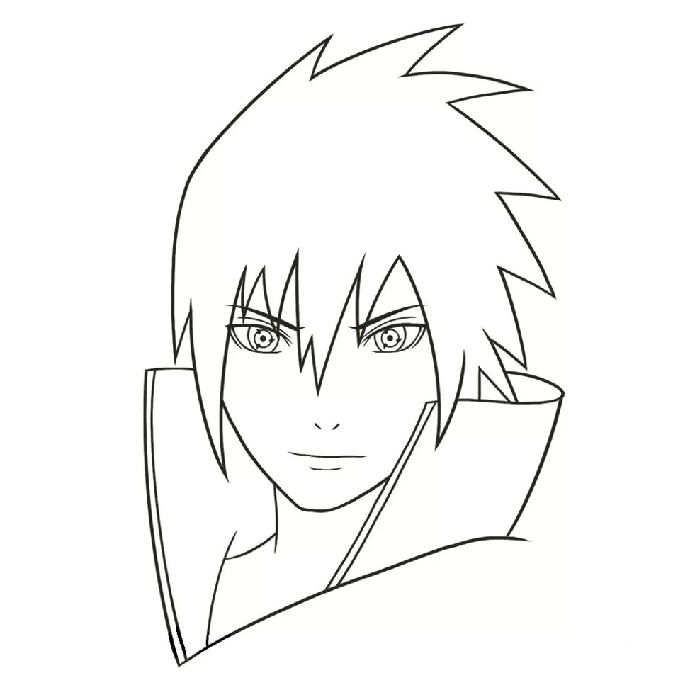 sasuke para desenhar fácil