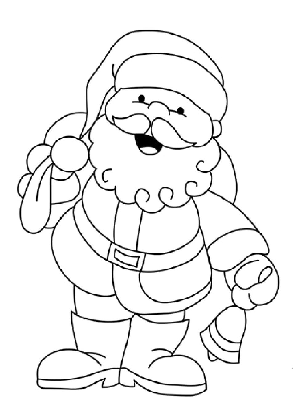 Papai Noel Para Colorir Desenhos Imprimir