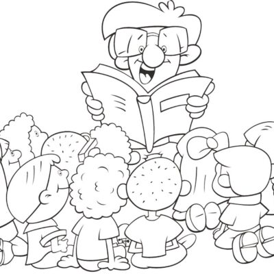 Professores Desenhos para colorir
