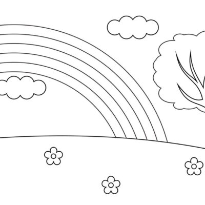 Arco-Íris Desenhos para colorir