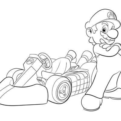 Super Mario Desenhos para colorir