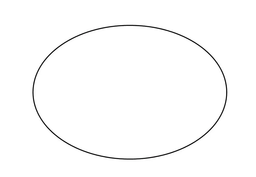 Formas Geométricas para imprimir Contornadas Oval