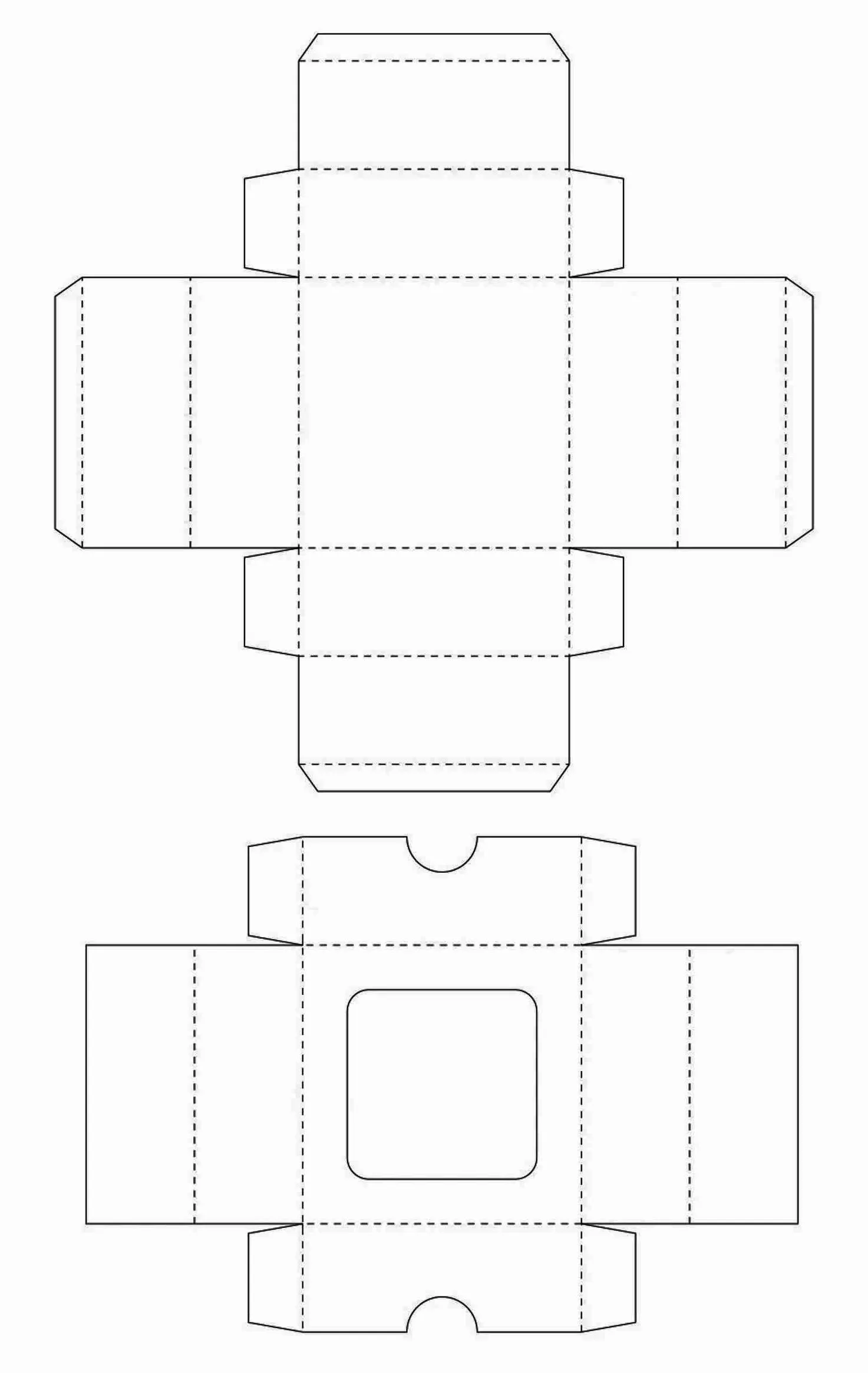 Molde para criar caixinha de lembrancinha de casamento em papel, pronto para imprimir.