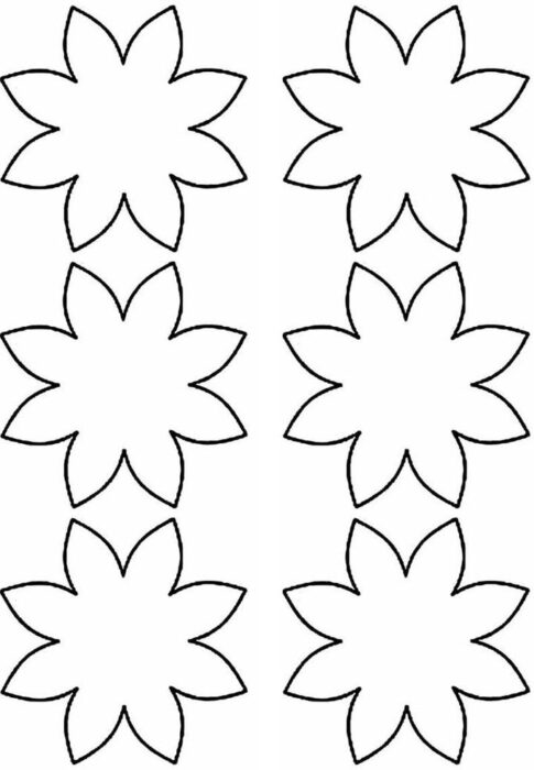 Moldes de forminhas ponta fina para doces, ideal para imprimir e criar forminhas florais artesanais.