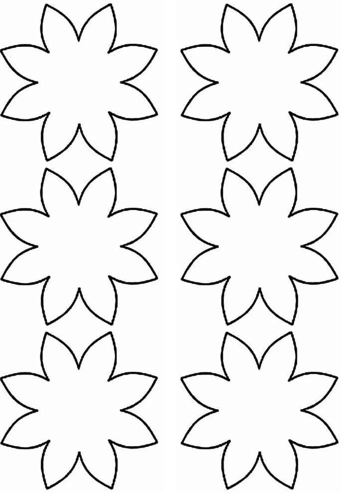Moldes de forminhas ponta fina para doces, ideal para imprimir e criar forminhas florais artesanais.