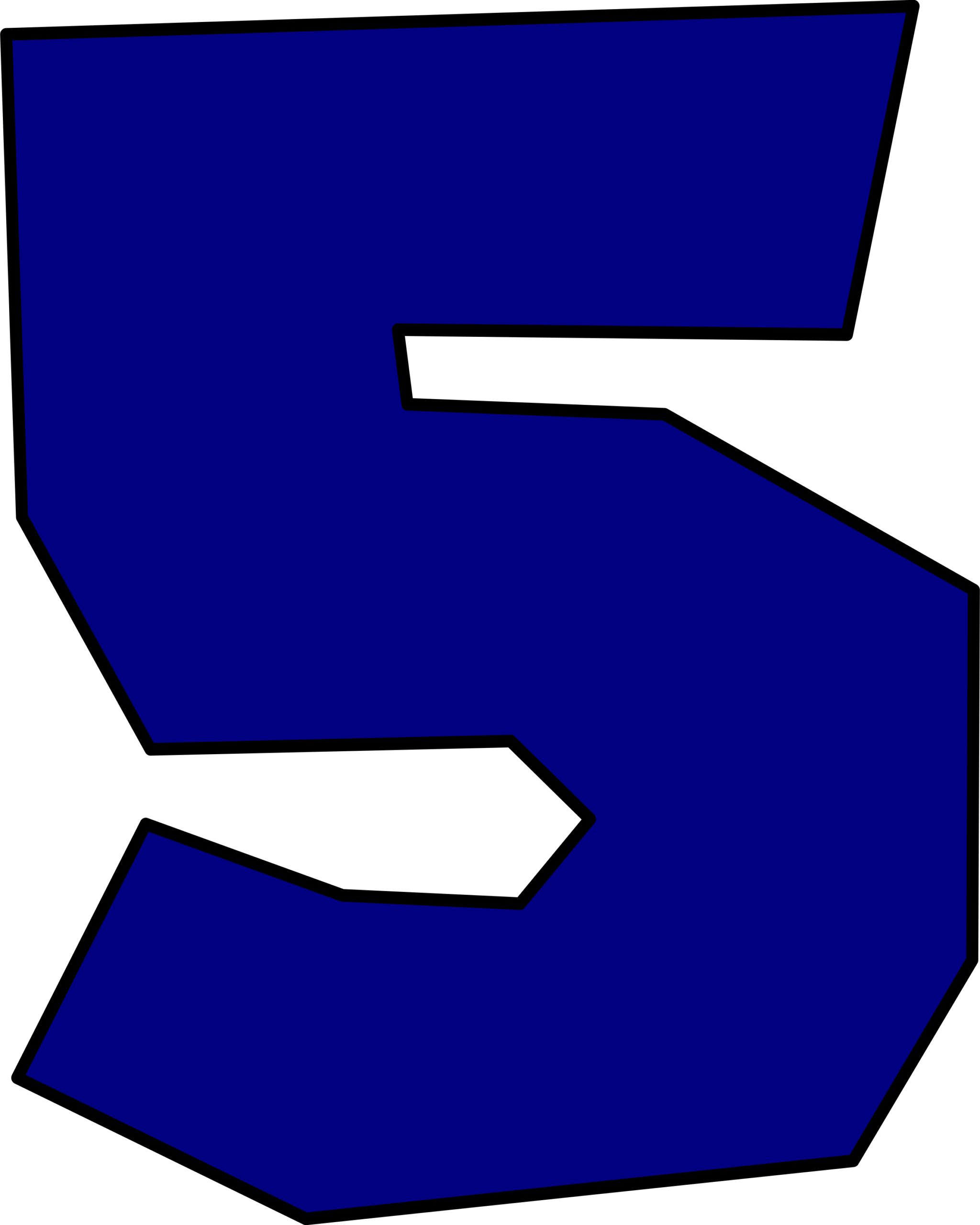 Moldes de Letras do Super Mario 5 Azul Número 5 azul estilizado do Super Mario sobre fundo escuro.