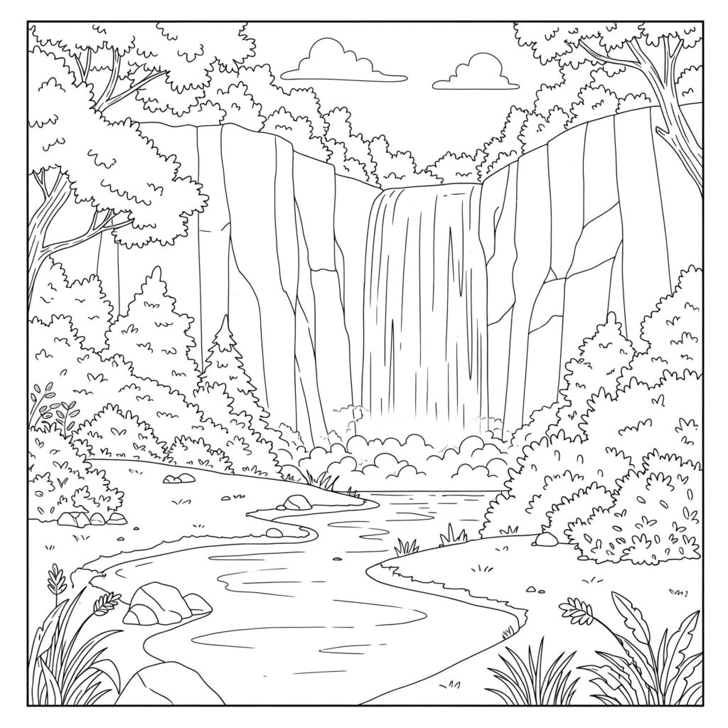 Desenhos da Natureza para colorir - Desenhos Imprimir