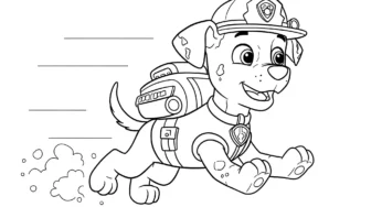 Marshall Patrulha Canina: Desenhos para Colorir e Imprimir